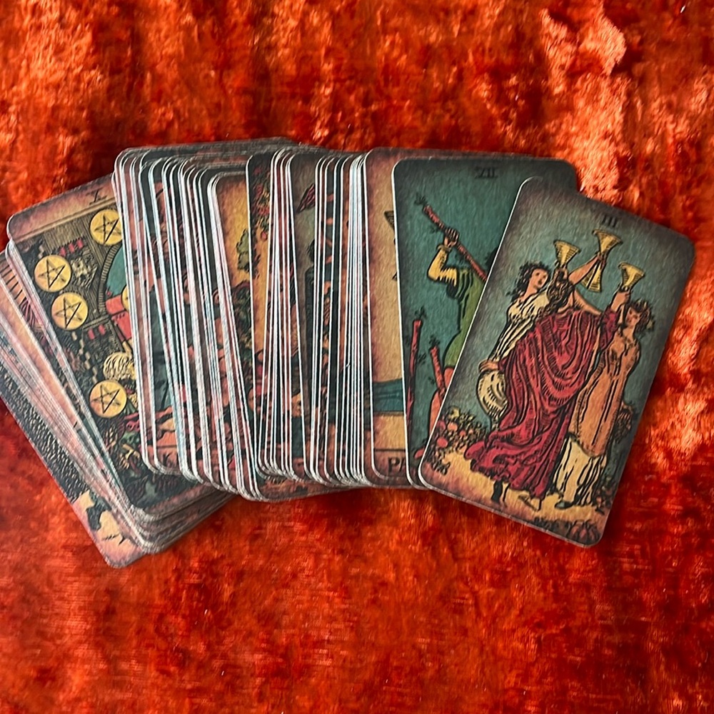 Dark Gothic Vintage Rider-Waite Smith Tarot Deck